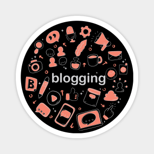 Blog, blogging, Internet icons Magnet